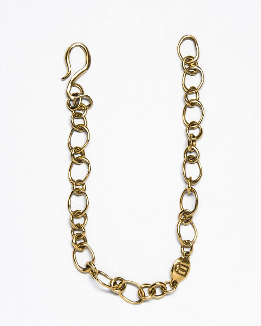 18K Yellow Gold 7" Bracelet with Hook Clasp - TVRRINI Jewellery