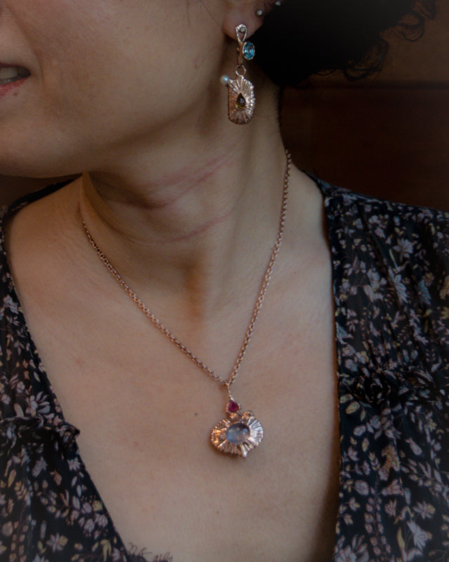 Bibi wearing TVRRINI jewelry, photographed during the 2022  shoot.