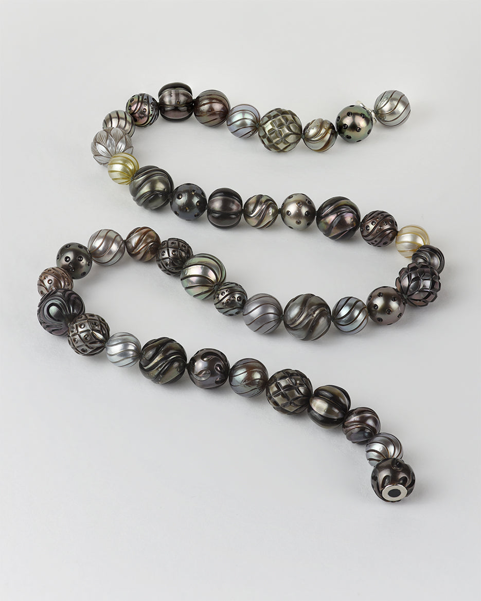 Moira Necklace with Tahitian Cultured Pearls - 474mm (18.7")