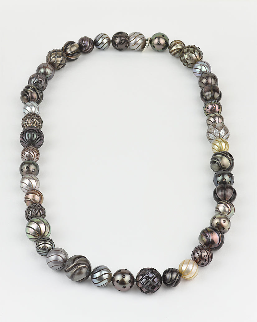 Moira Necklace with Tahitian Cultured Pearls - 474mm (18.7")