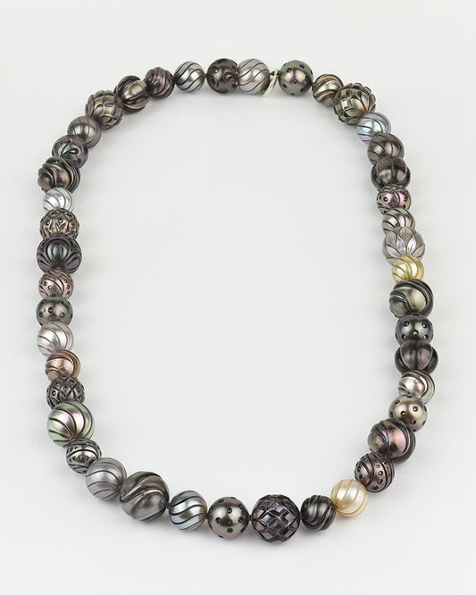 Moira Necklace with Tahitian Cultured Pearls - 474mm (18.7")