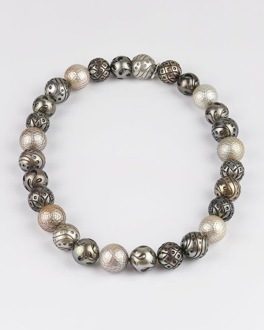 Moira Necklace with Tahitian Cultured Pearls - 372mm (14.7")