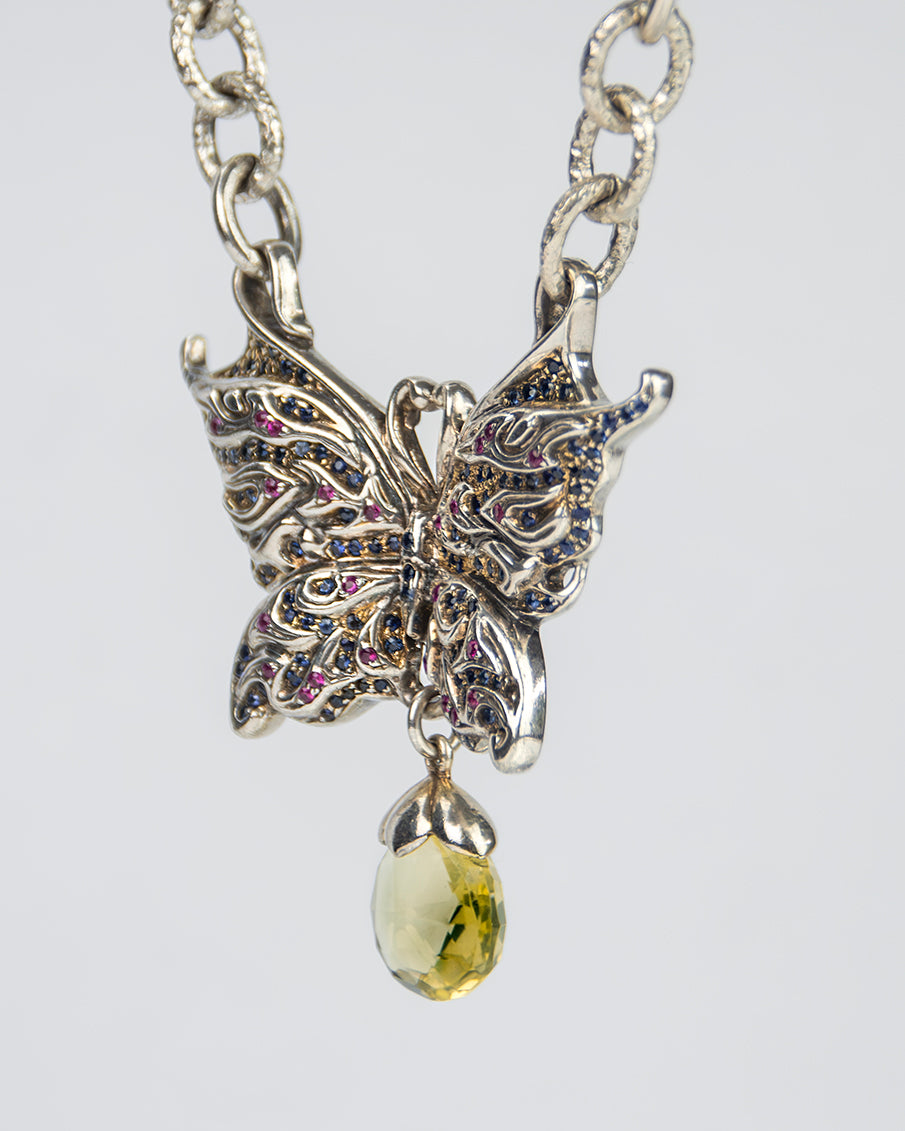 Regal Fantasy Butterfly Necklace