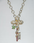Snake Kiss Sterling Silver Necklace
