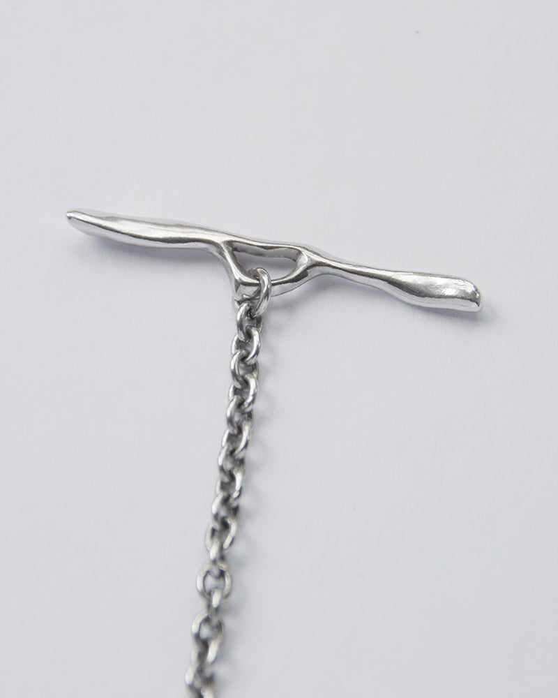 Toggle of Neck Chain in 18K White Gold