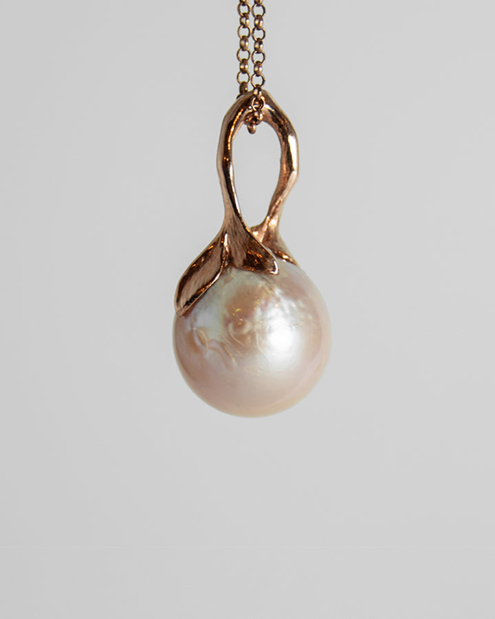 Kara Gold-Plated Silver and Freshwater Pearl Pendant